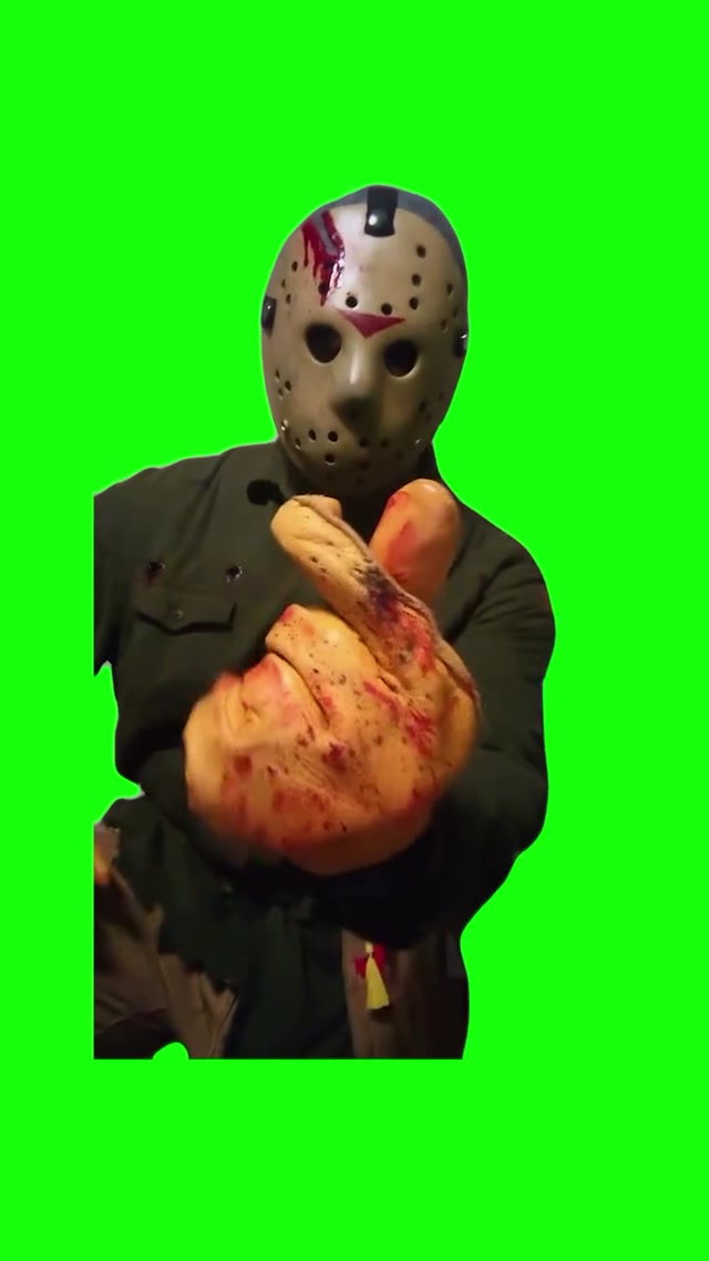 Jason Voorhees Dancing to Soda Pop meme template blank