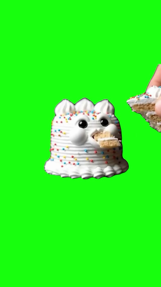 Niche Desserts Eating Themselves meme template blank