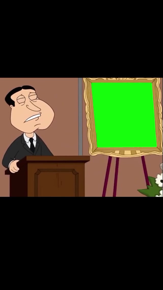 Quagmire Funeral Speech meme template blank