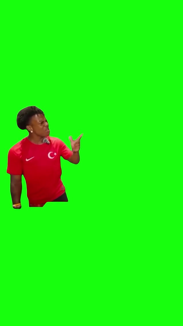 “What Is He Doing?” IShowSpeed meme template blank