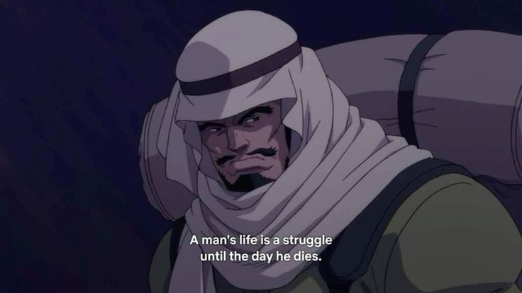 A Man's Life Is A Struggle Until The Day He Dies Anime meme template blank - image format