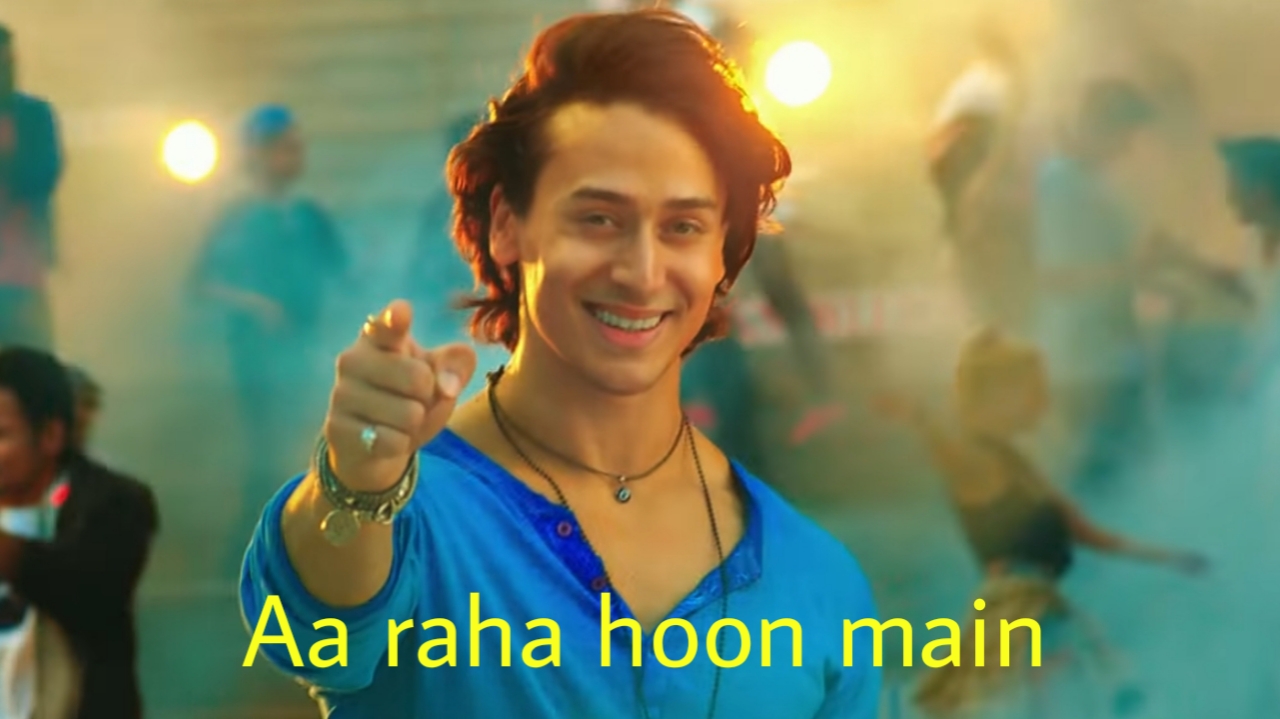Aa Raha Hoon Main meme template blank - image format