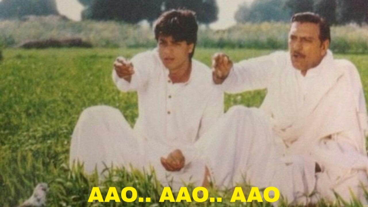 Aao.. Aao.. Aao meme template blank