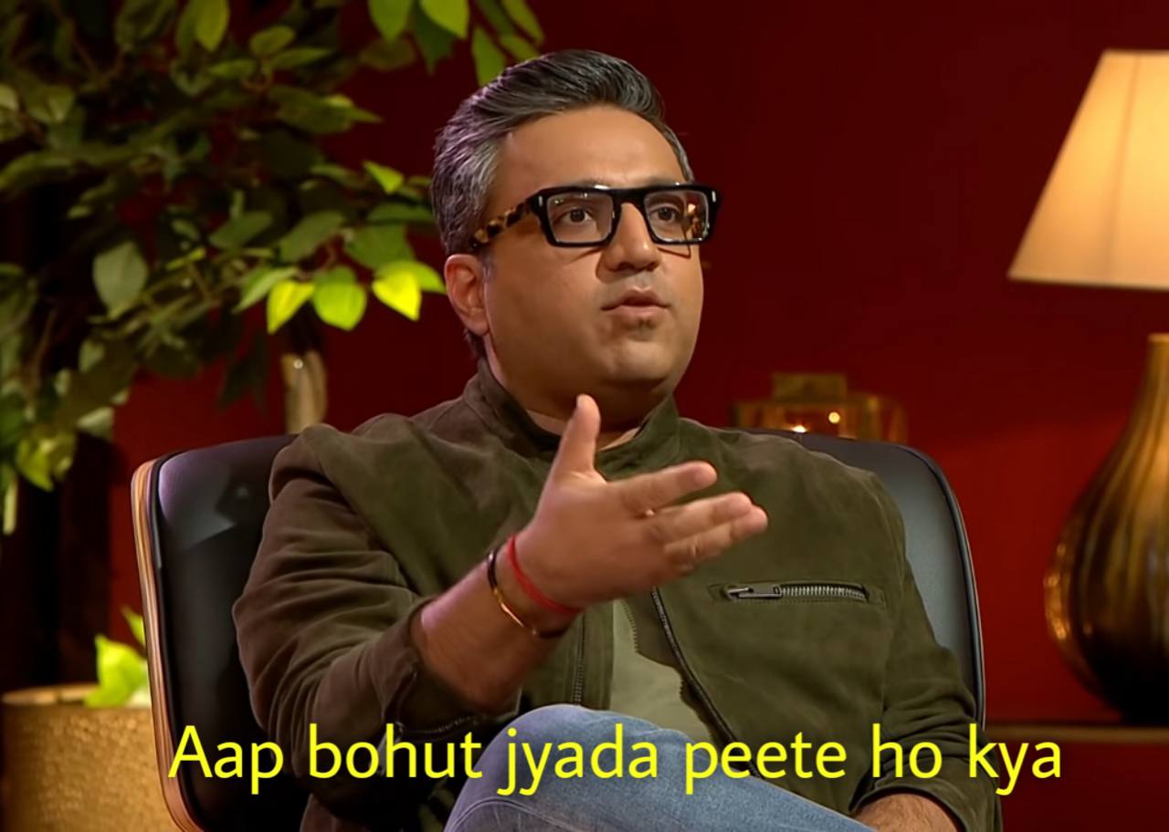 Aap Bohut Jyada Peete Ho Kya meme template blank