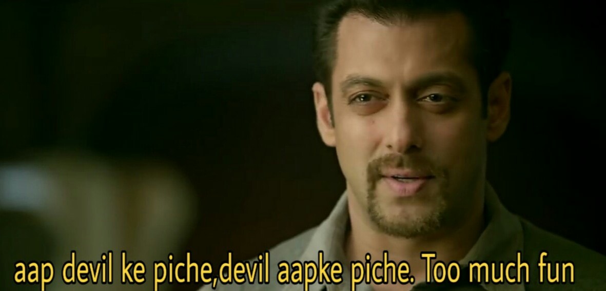 Aap Devil Ke Piche, Devil Aapke Piche meme template blank