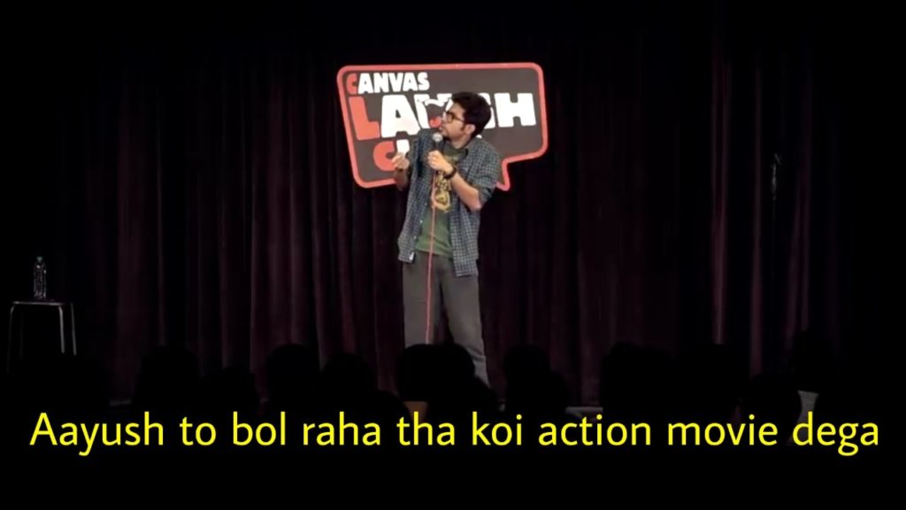 Aayush To Bol Raha Tha Koi Action Movie Dega meme template blank