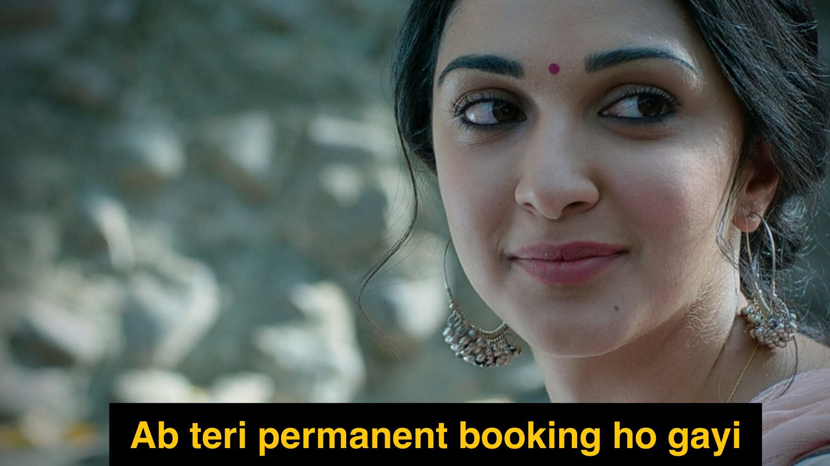 Ab Teri Permanent Booking Ho Gayi meme template blank