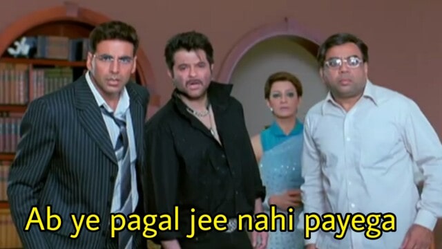 Ab Ye Pagal Jee Nahi Payega meme template blank