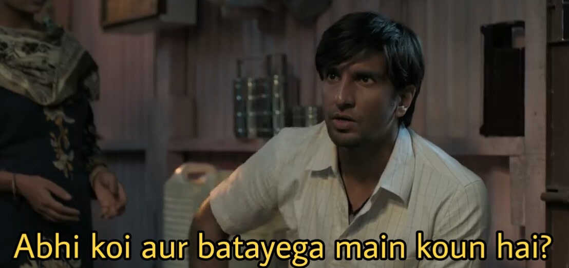 Abhi Koi Aur Batayega Main Koun Hai? meme template blank