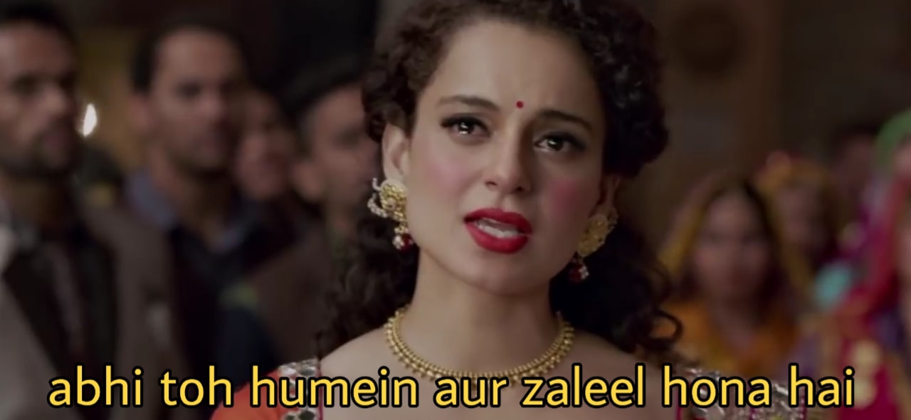 Abhi Toh Humein Aur Zaleel Hona Hai meme template blank