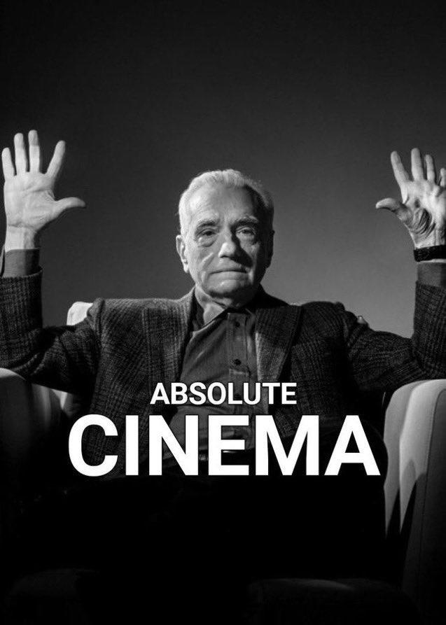 Absolute Cinema meme template blank