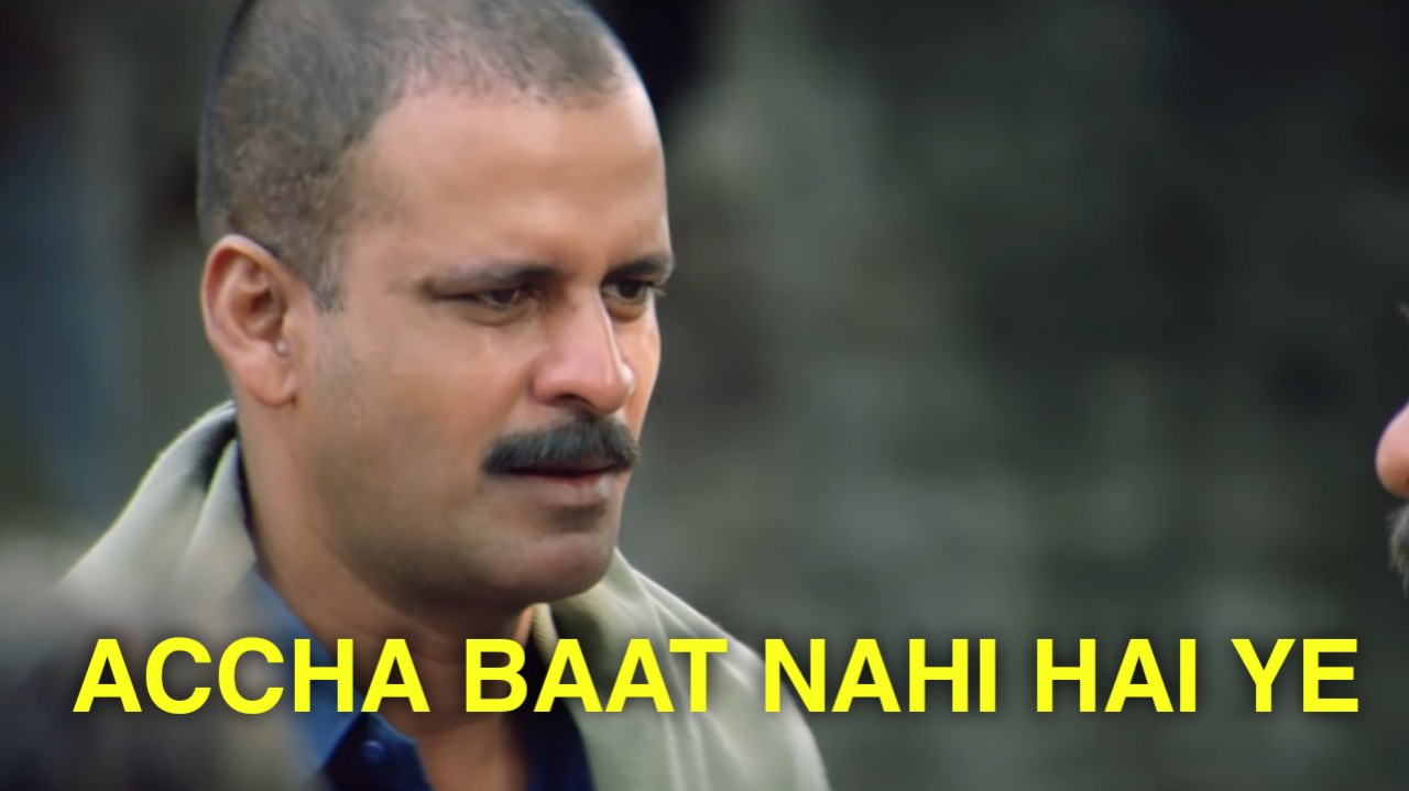 Accha Baat Nahi Hai Ye meme template blank
