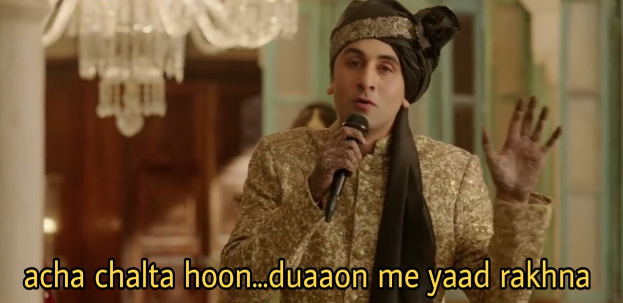 Acha Chalta Hoon... Duaaon Me Yaad Rakhna meme template blank