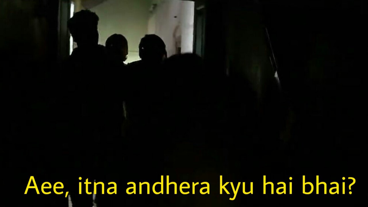 Aee Itna Andhera Kyu Hai Bhai meme template blank