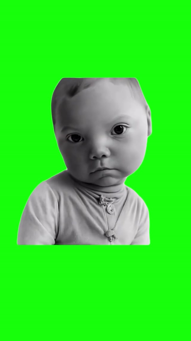 AI Baby meme template blank