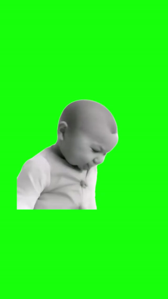 AI Baby Holding Laugh meme template blank
