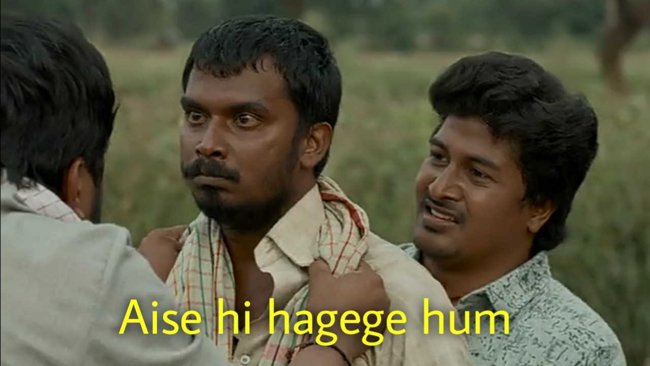 Aise Hi Hagege Hum meme template blank