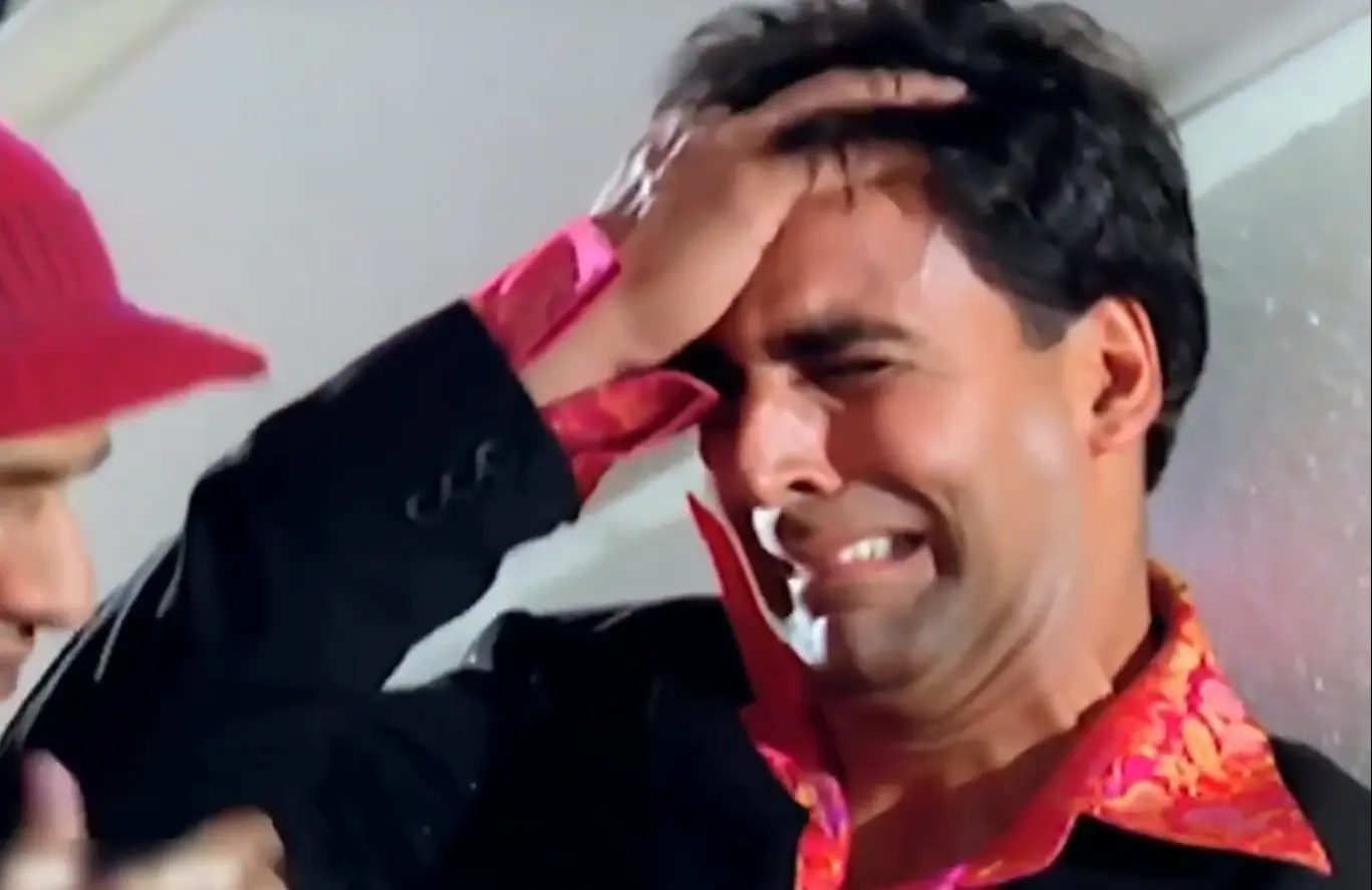 Akshay Kumar’s Fake Crying meme template blank