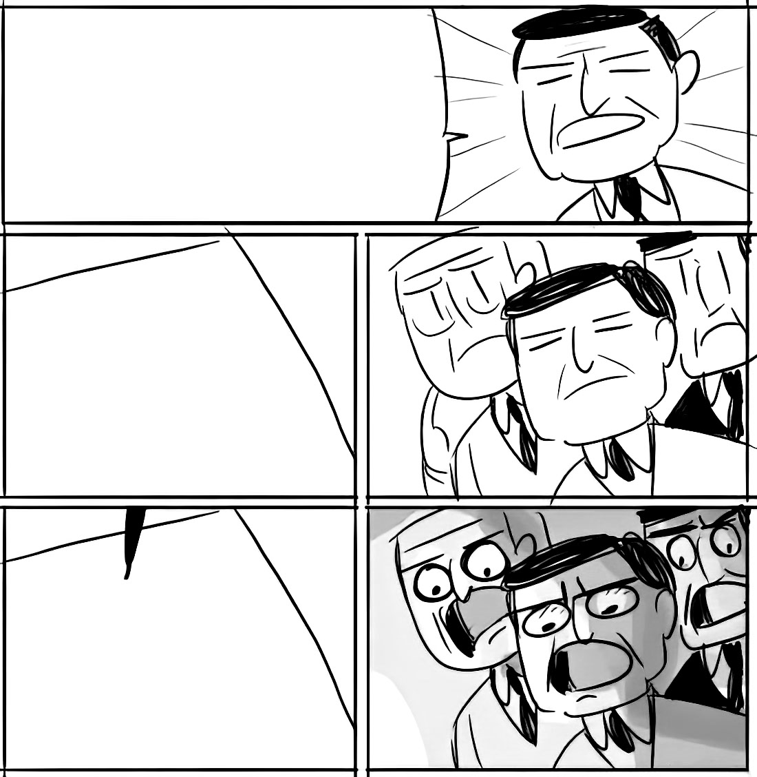All Right, Gentlemen! meme template blank