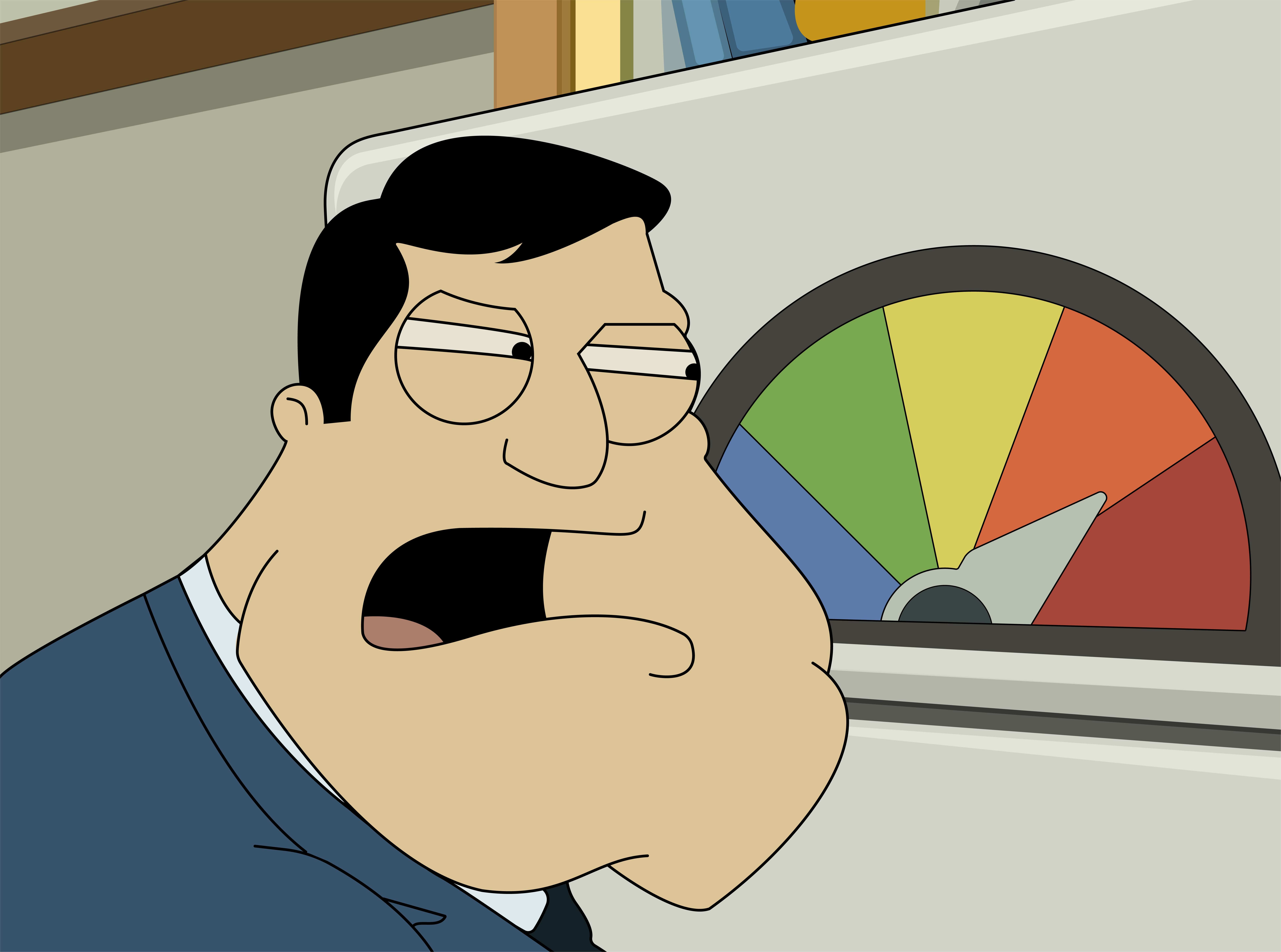 American Dad Threat Level meme template blank - image format