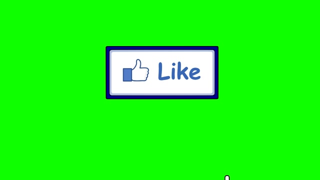 Animated Like Button meme template blank