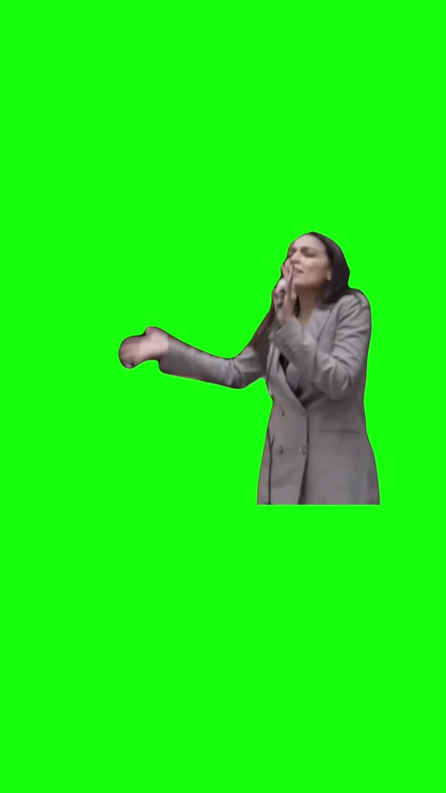AOC “Alright. Listen, Listen. meme template blank