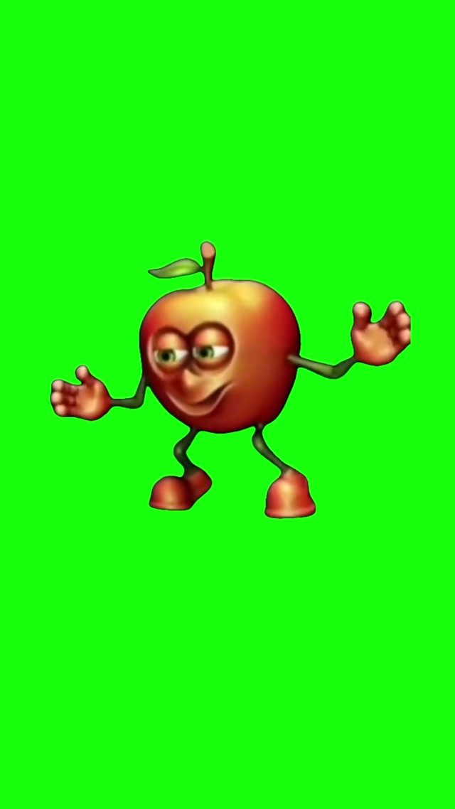 Apple Dancing to Cheap Thrills meme template blank