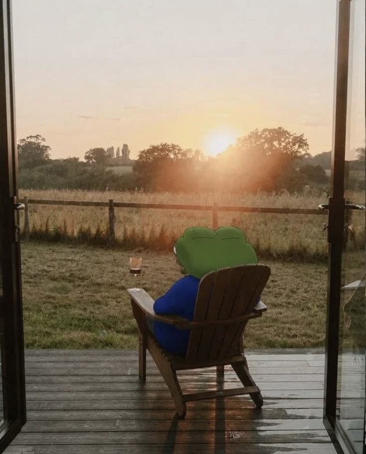 Apu Apustaja Watching the Sunset meme template blank