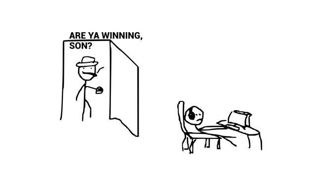 Are Yu Winning Son? meme template blank
