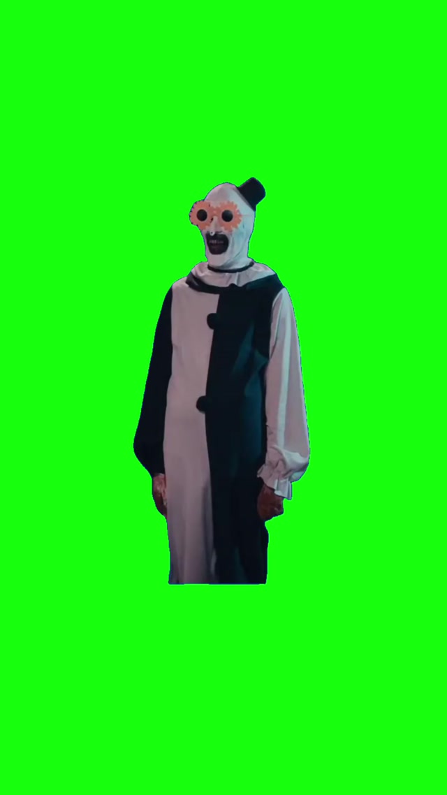 Art the Clown Being Silly meme template blank
