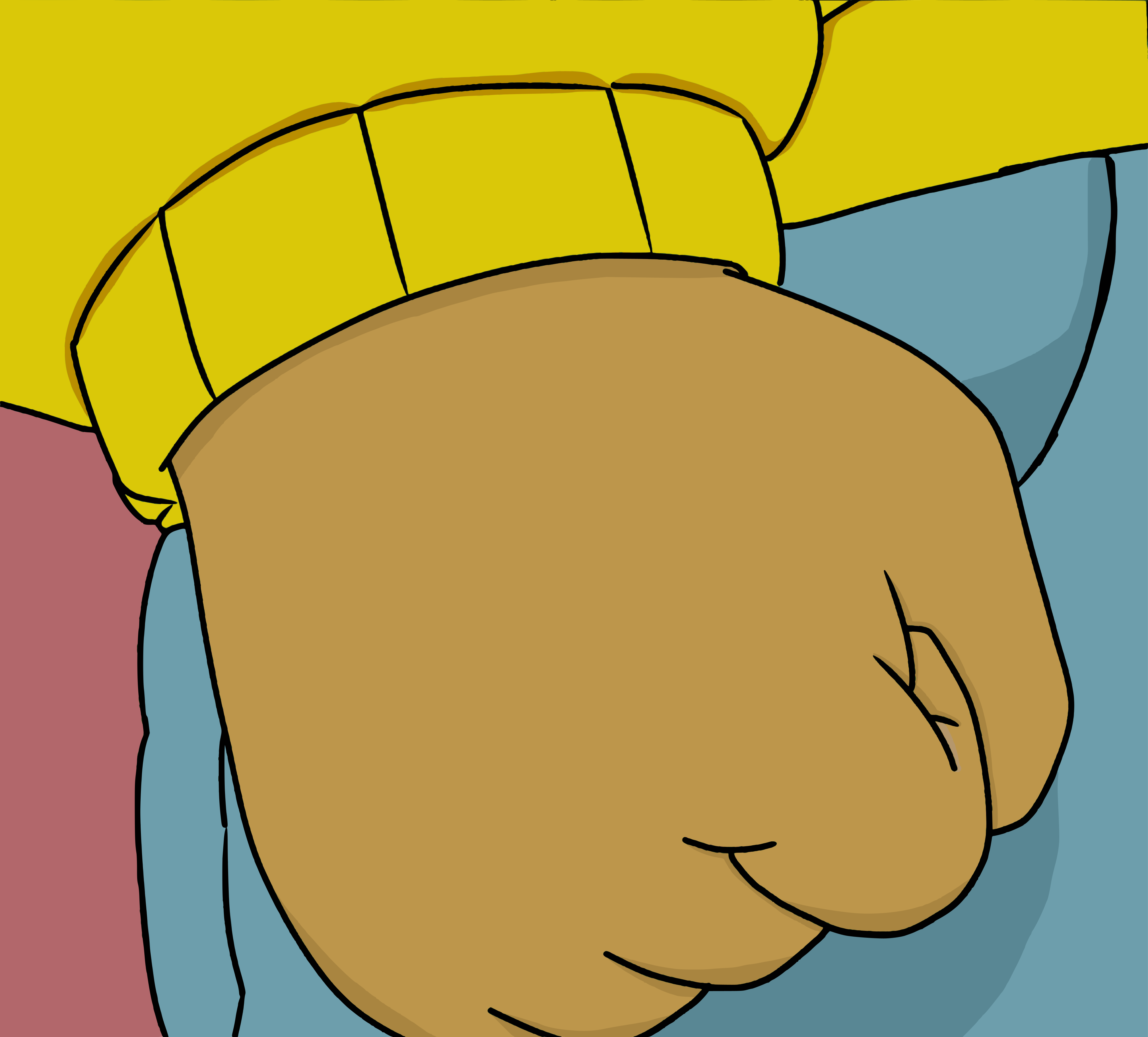 Arthur’s Fist meme template blank - image format