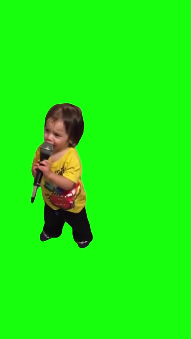 Autotune Baby meme template blank