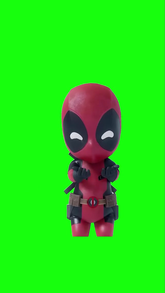 Baby Deadpool Bye Bye Bye Dance meme template blank