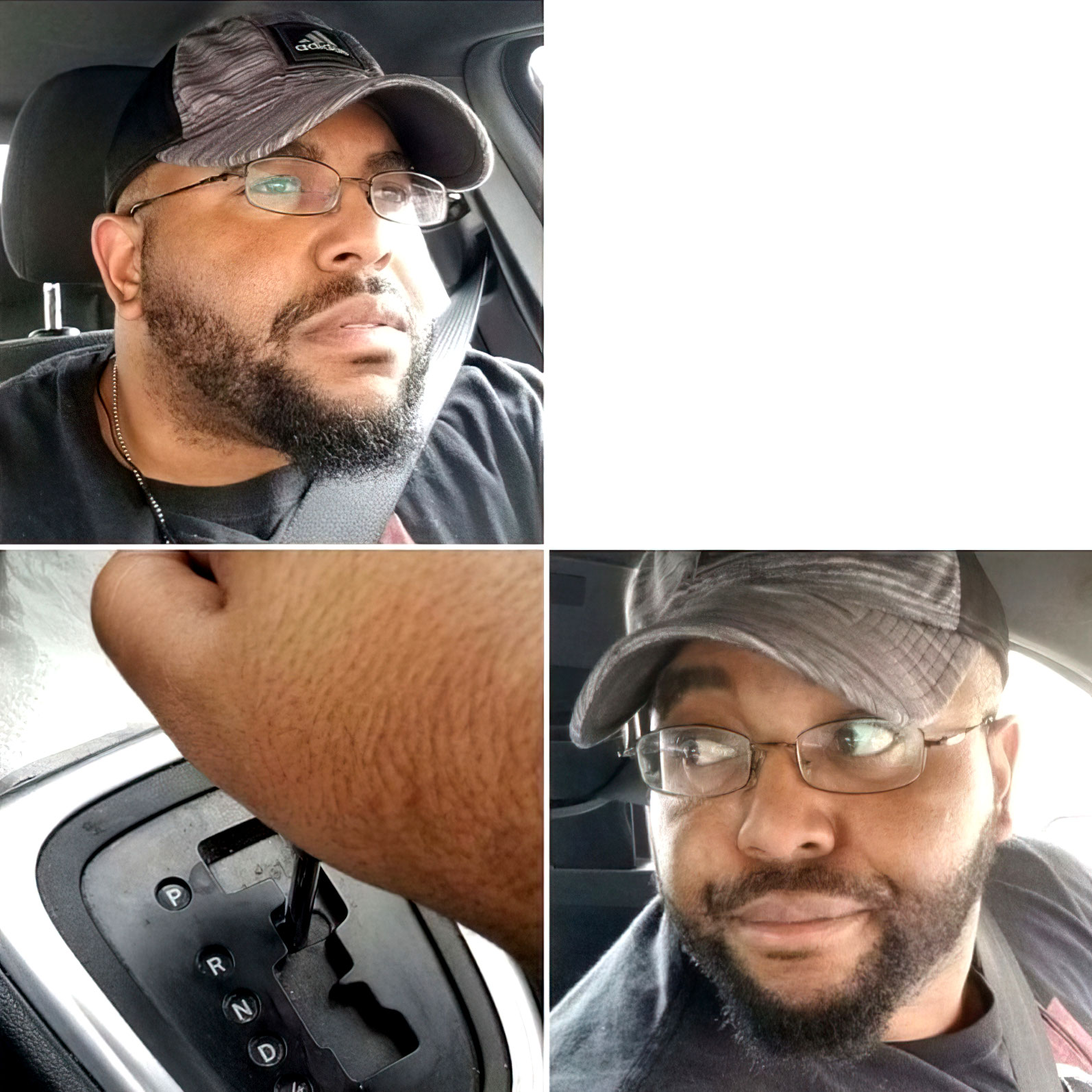 Backing Up the Car meme template blank - image format
