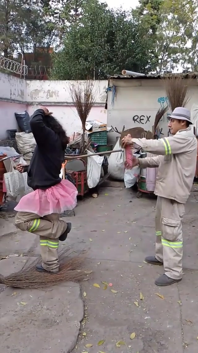 Ballerina Street Sweeper Music Box meme template blank