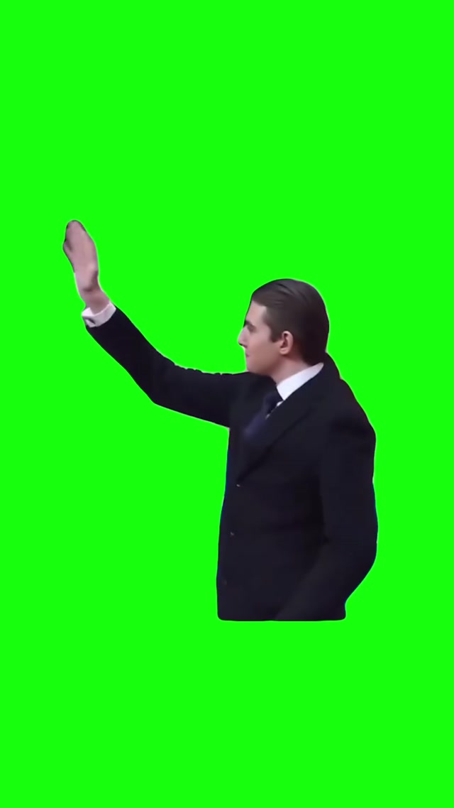 Barron Trump Cheers meme template blank