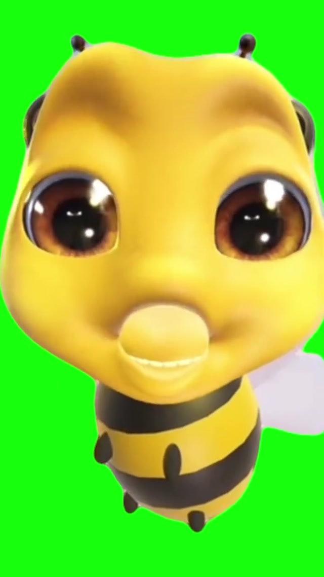 Bee Raising Eyebrows meme template blank