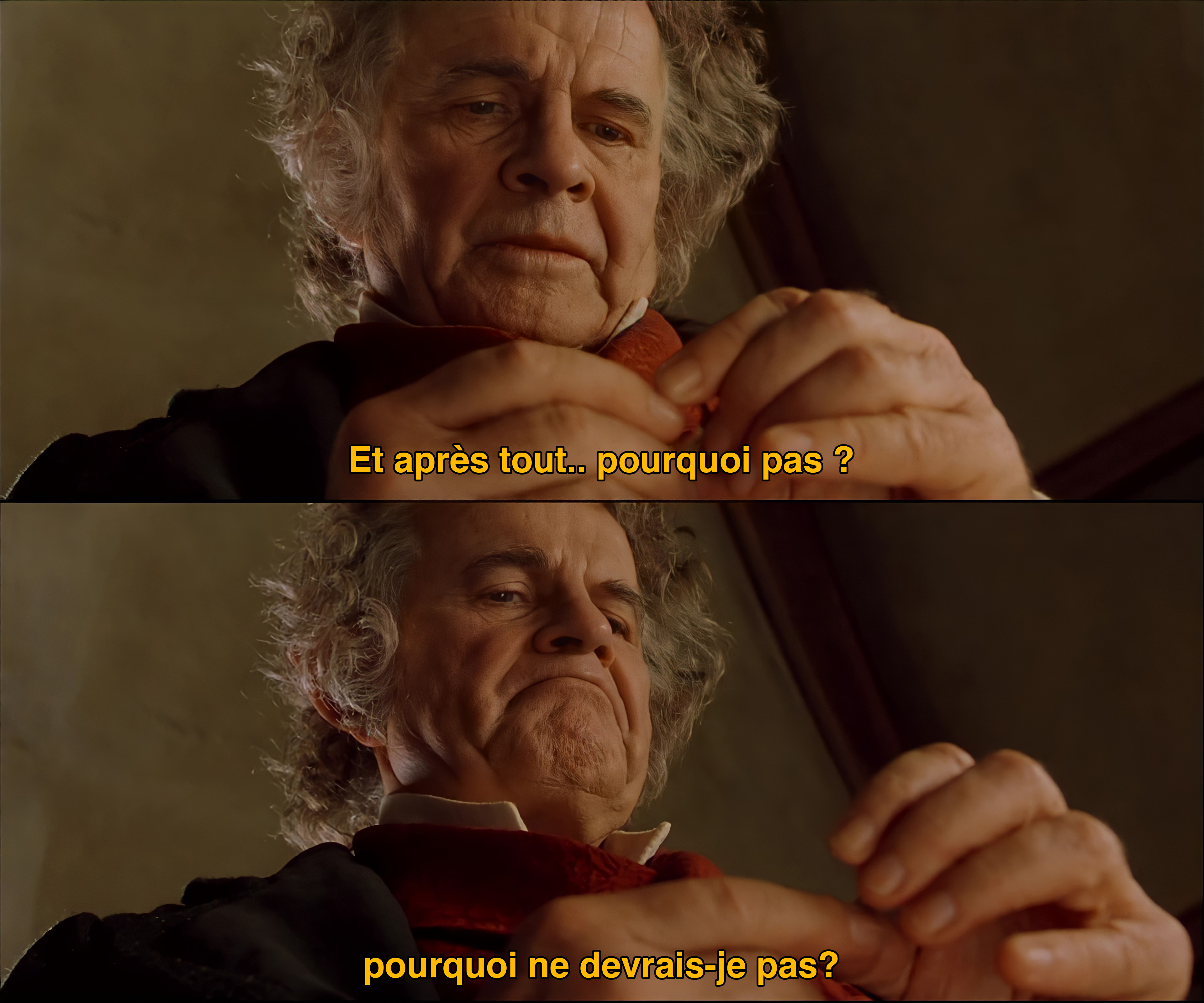 Bilbo’s Temptation meme template blank - image format