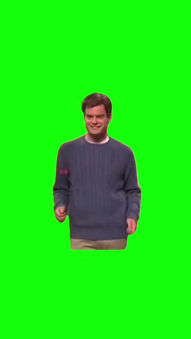 Bill Hader Dancing in a Box meme template blank