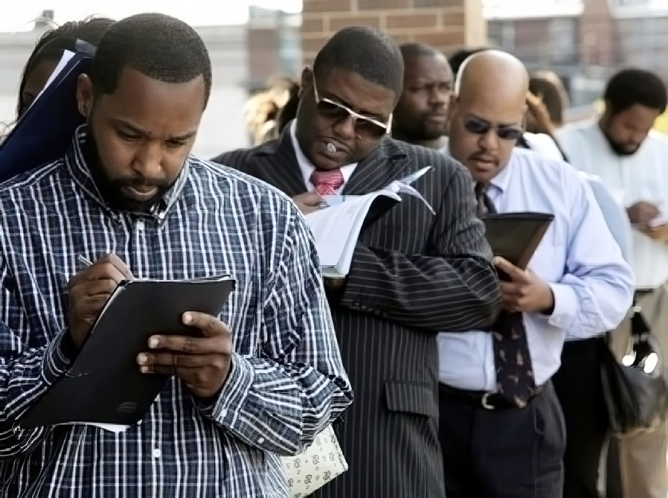 Black Guys Taking Notes meme template blank - image format