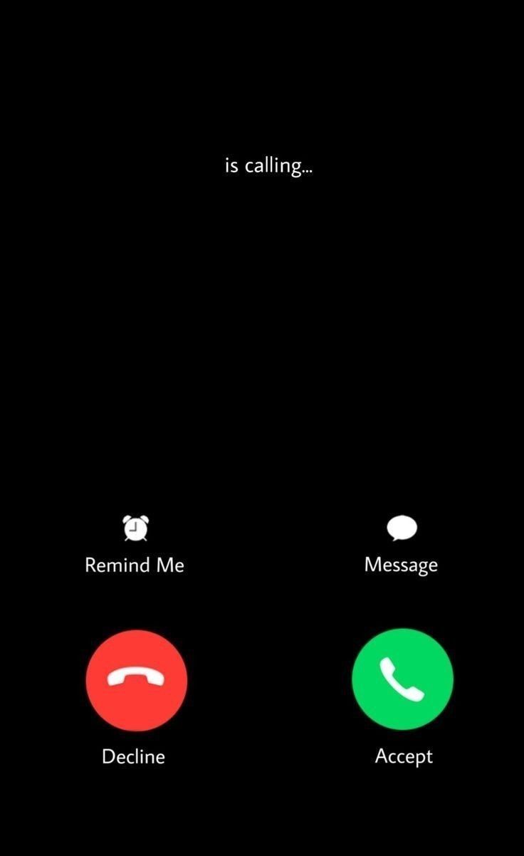 Blank iPhone Call Screen meme template blank