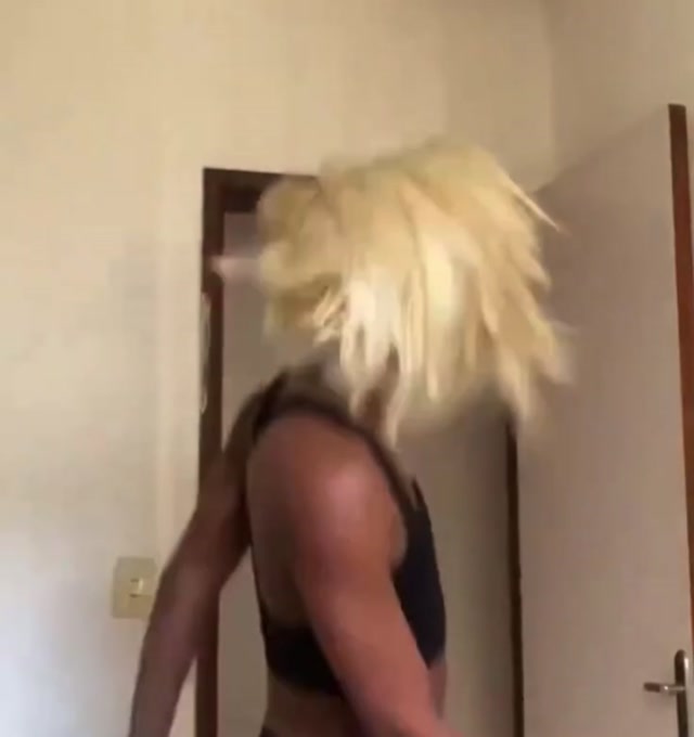 Blonde Bob Door Slam meme template blank