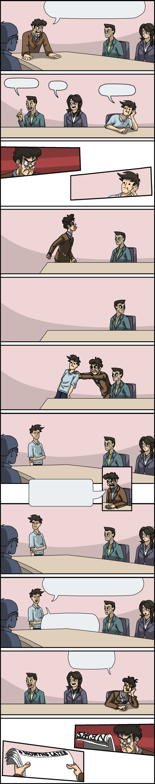 Boardroom Suggestion Extended meme template blank