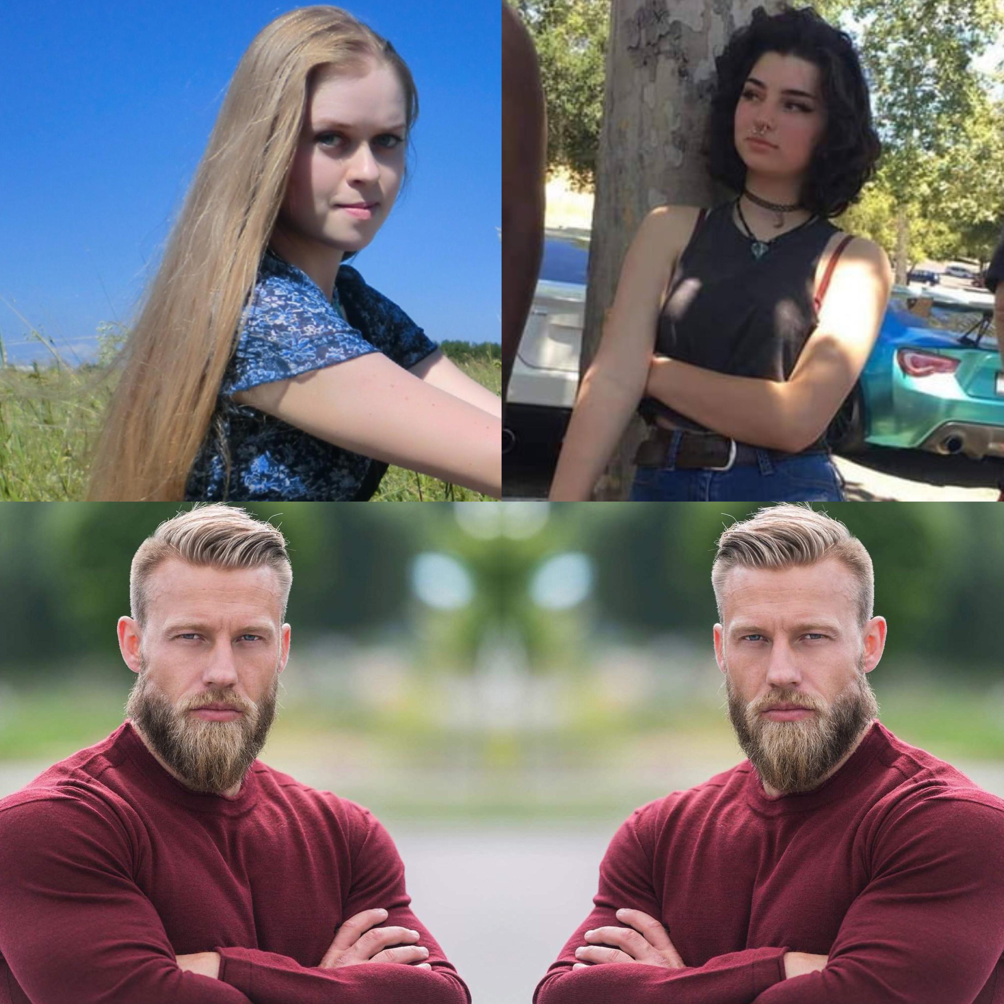 Boys vs. Girls IRL meme template blank - image format