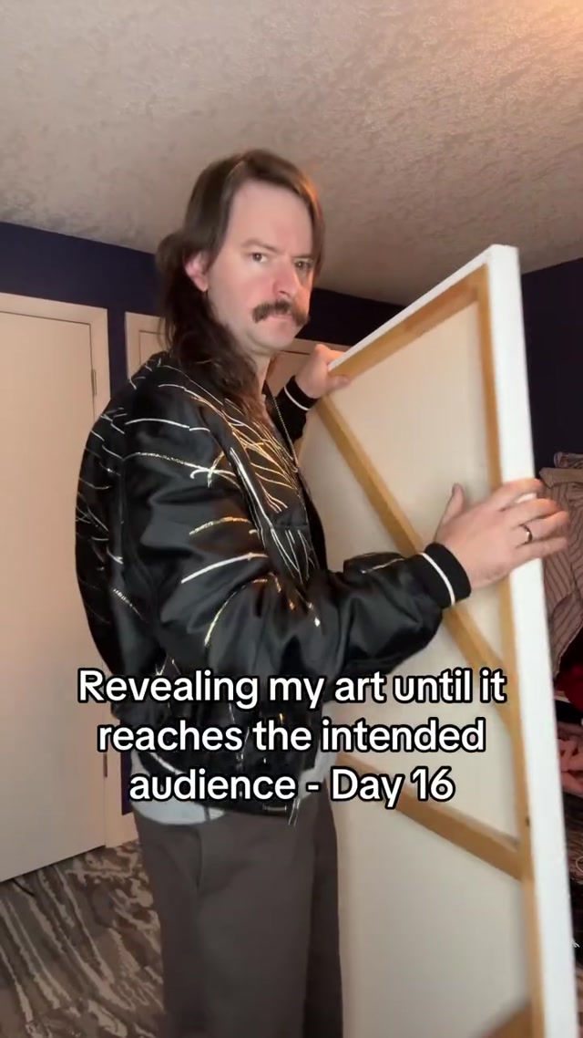 Brad Podray Revealing My Art meme template blank