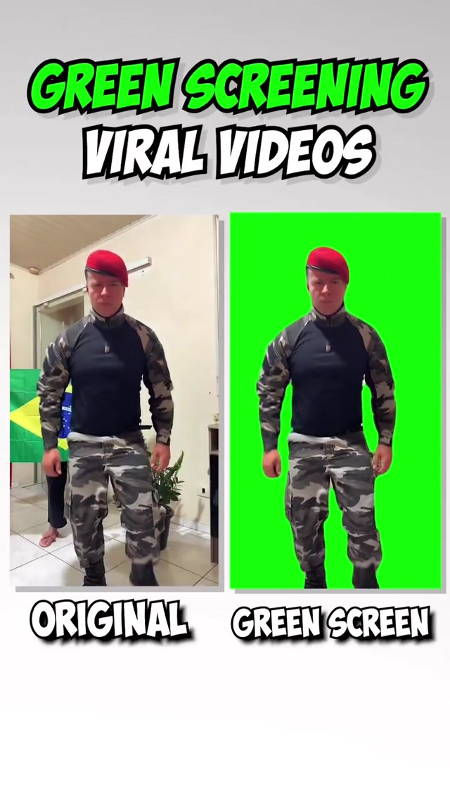 Brazilian Solider Dancing meme template blank