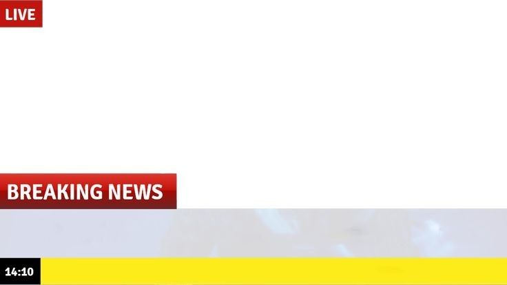 Breaking News Overlay meme template blank