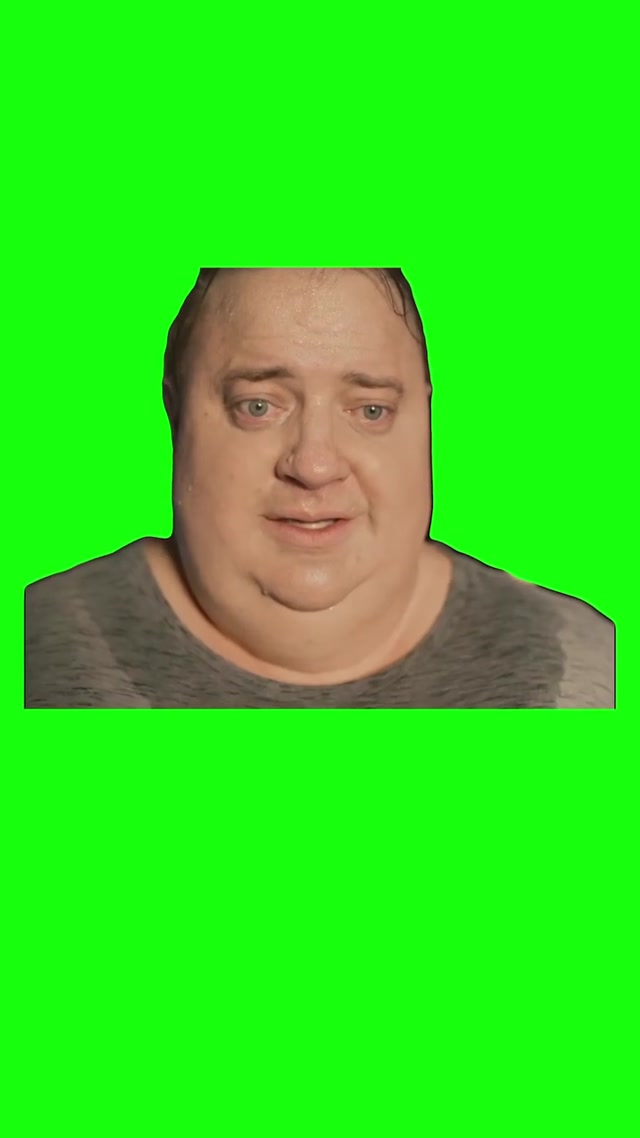 Brendan Fraser Ascending in The Whale meme template blank