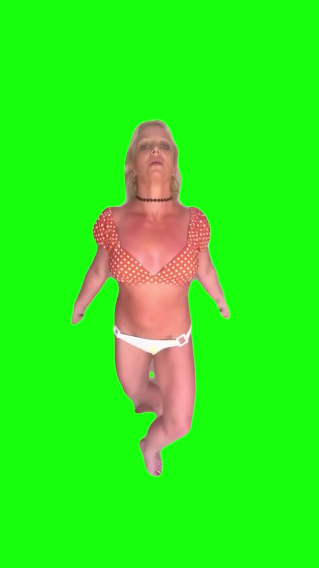 Britney Spears Dancing With Knives (Devon Again – deep) meme template blank