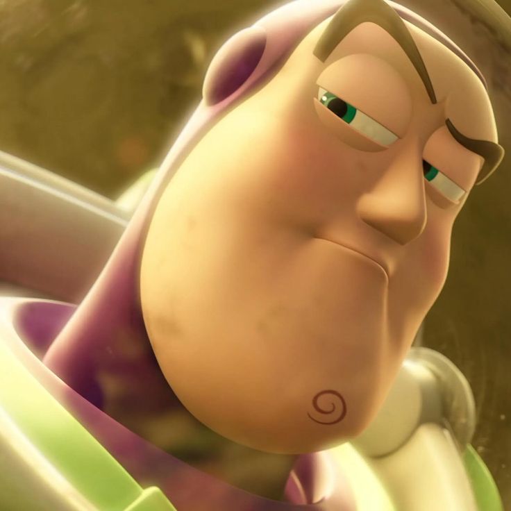Buzz Lightyear Smug Glance meme template blank